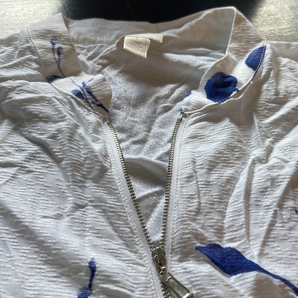 Chico’s white and blue jacket - Picture 4 of 4